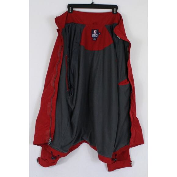 Vintage 90s Ralph Lauren Chaps Spell Out Red Mesh Lined Sailing Jacket Mens XL - Picture 8 of 9